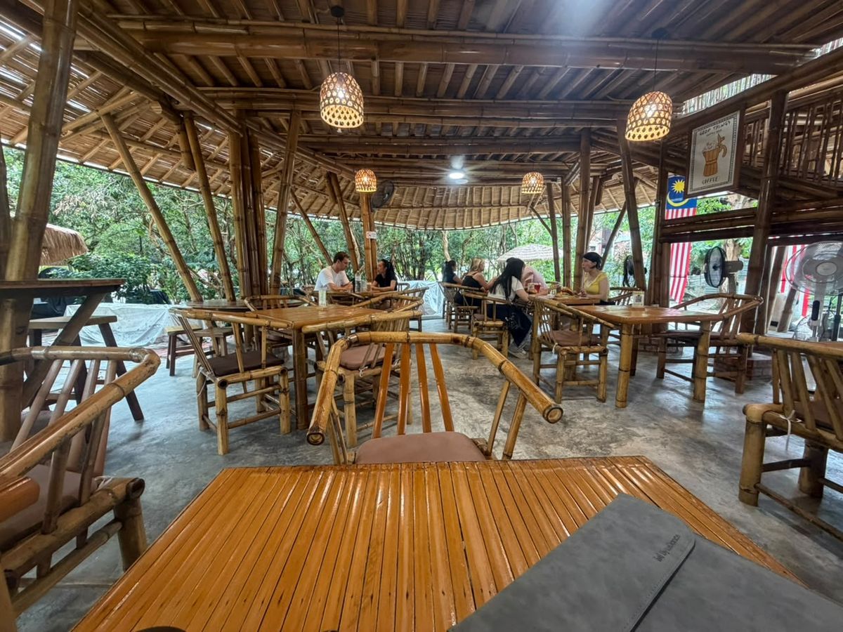 Guests dining